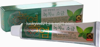 Green Tea & Salt Toothpaste  Made in Korea